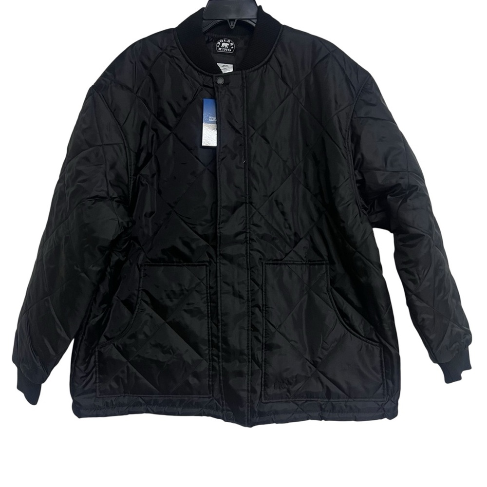 NWT Polar King Men's Black Montana‎ Quilted Jacket 303.01 XL